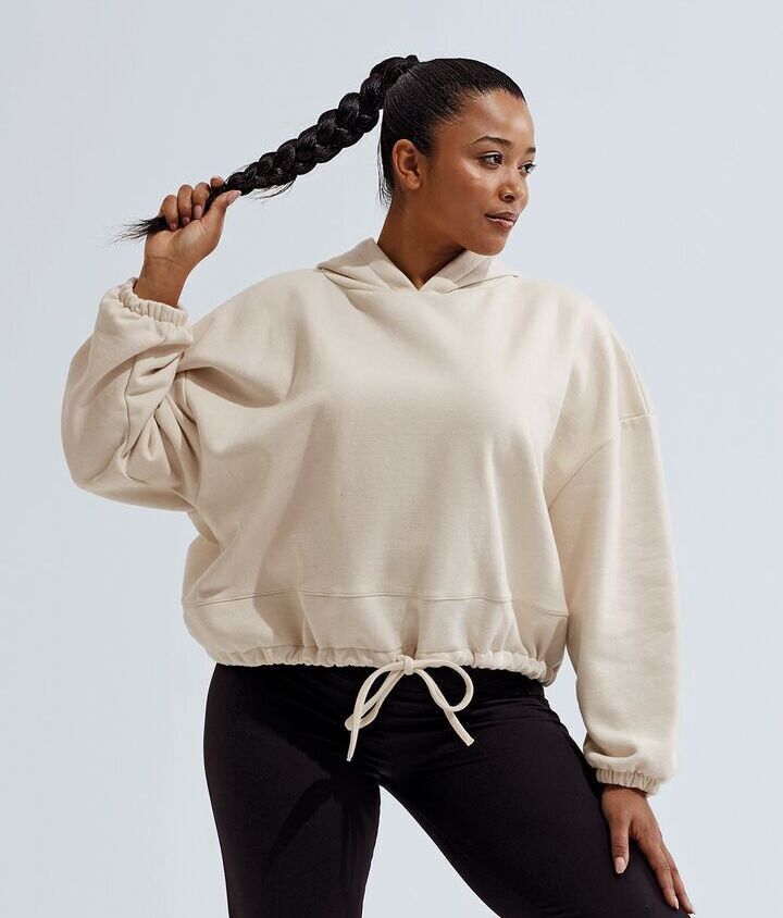 Women's TriDri® Cropped Oversized Hoodie