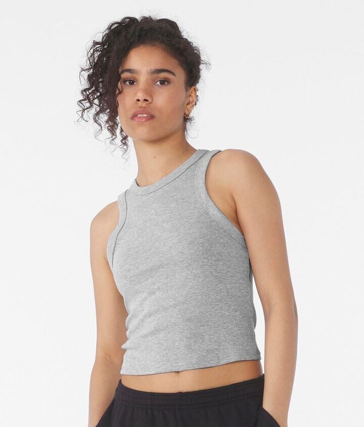 Bella + Canvas Women’s micro rib racer tank
