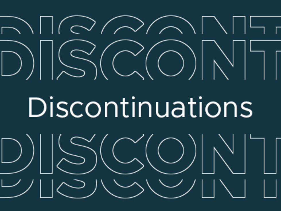 Product Discontinuations (September 2024)