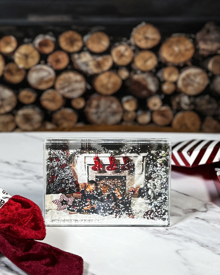 Photo Snow Block 6 x 4"