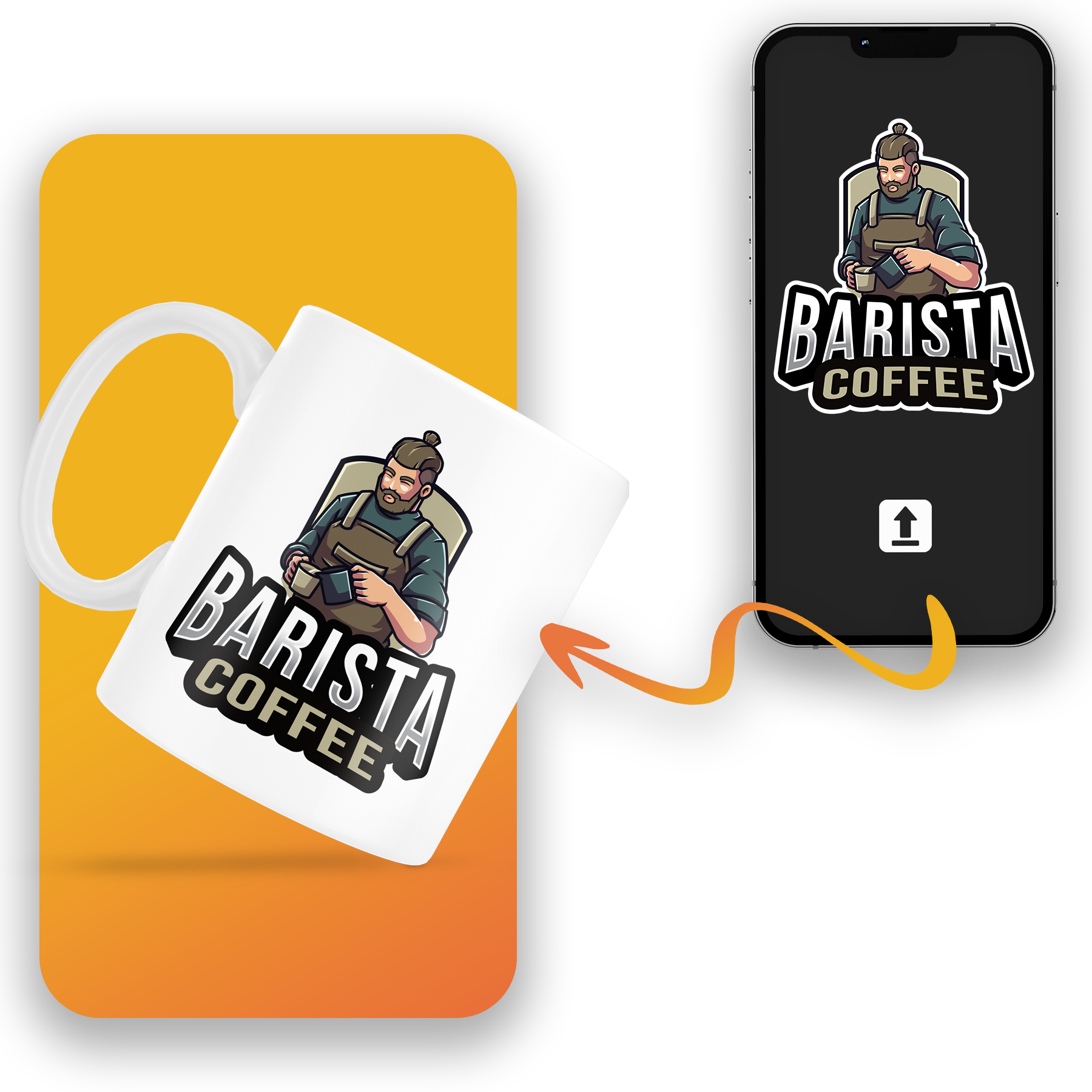 Business mug artwork upload