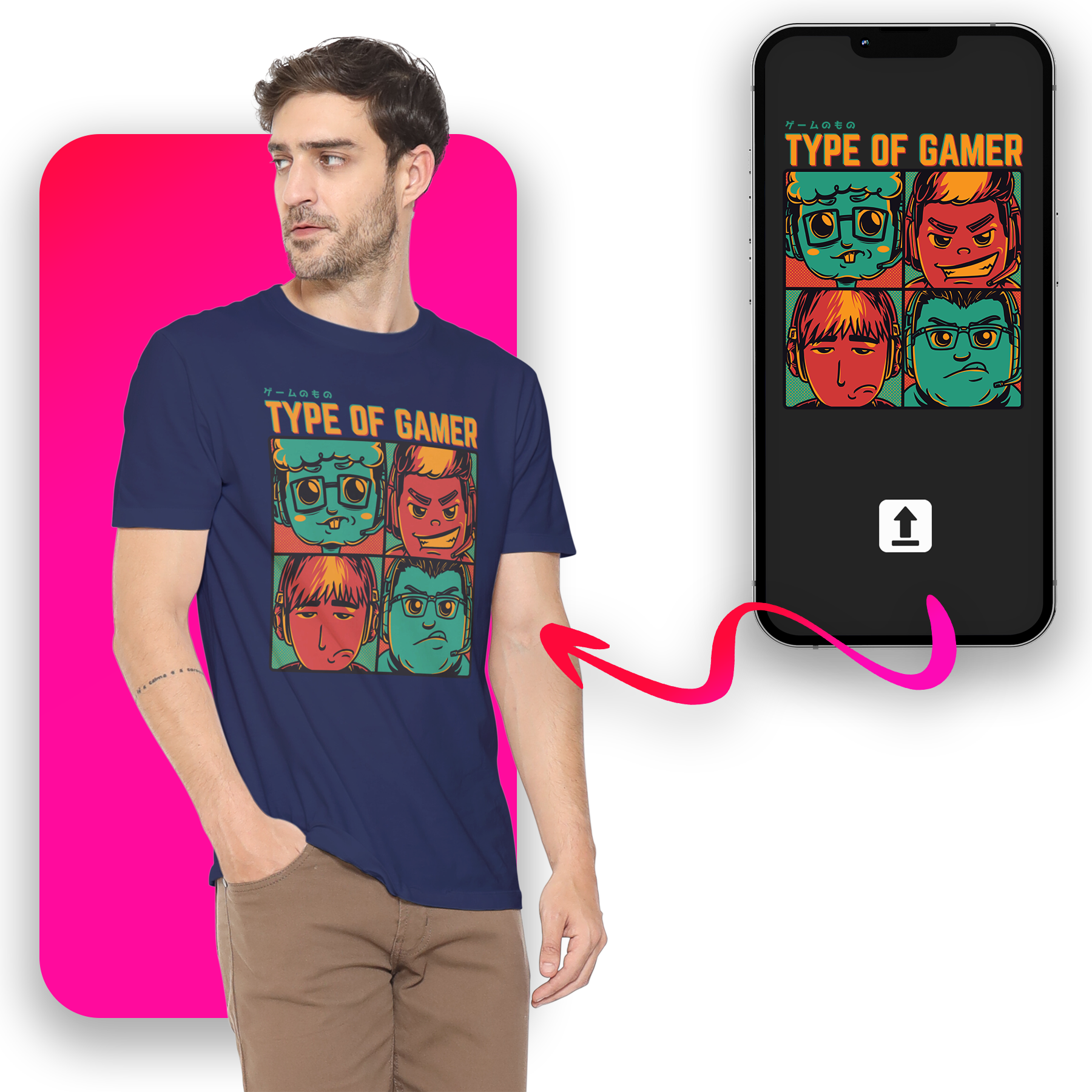 Youtube t-shirt artwork upload