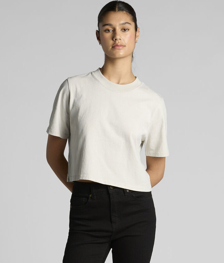 AS Colour Wo's Heavy Faded Crop Tee 4089