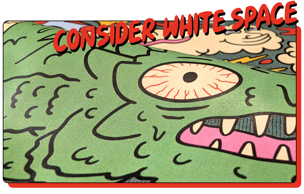 DTF use white space effectively