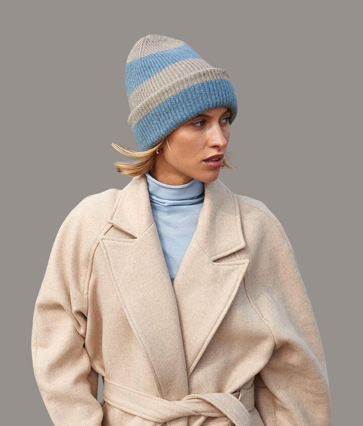 Beechfield Colour block beanie