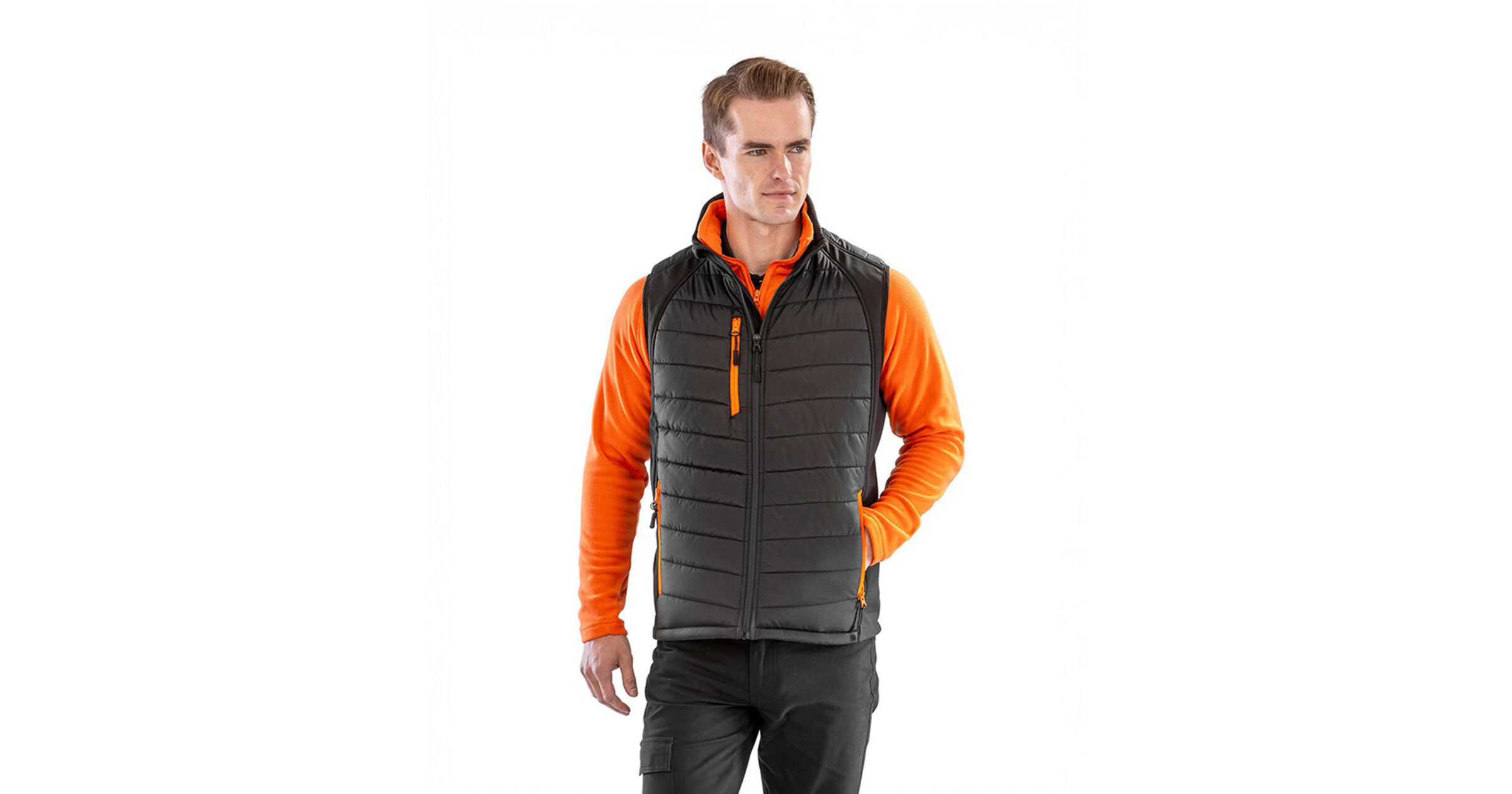 Result Compass Padded Softshell Gilet | Inkthreadable