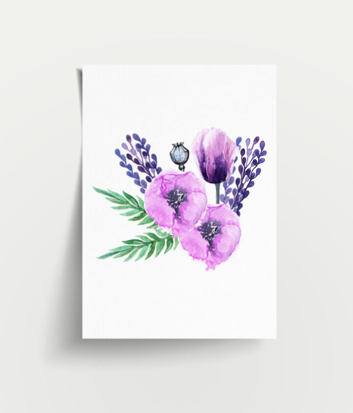 A4 Fine Art Bamboo Print - Portrait