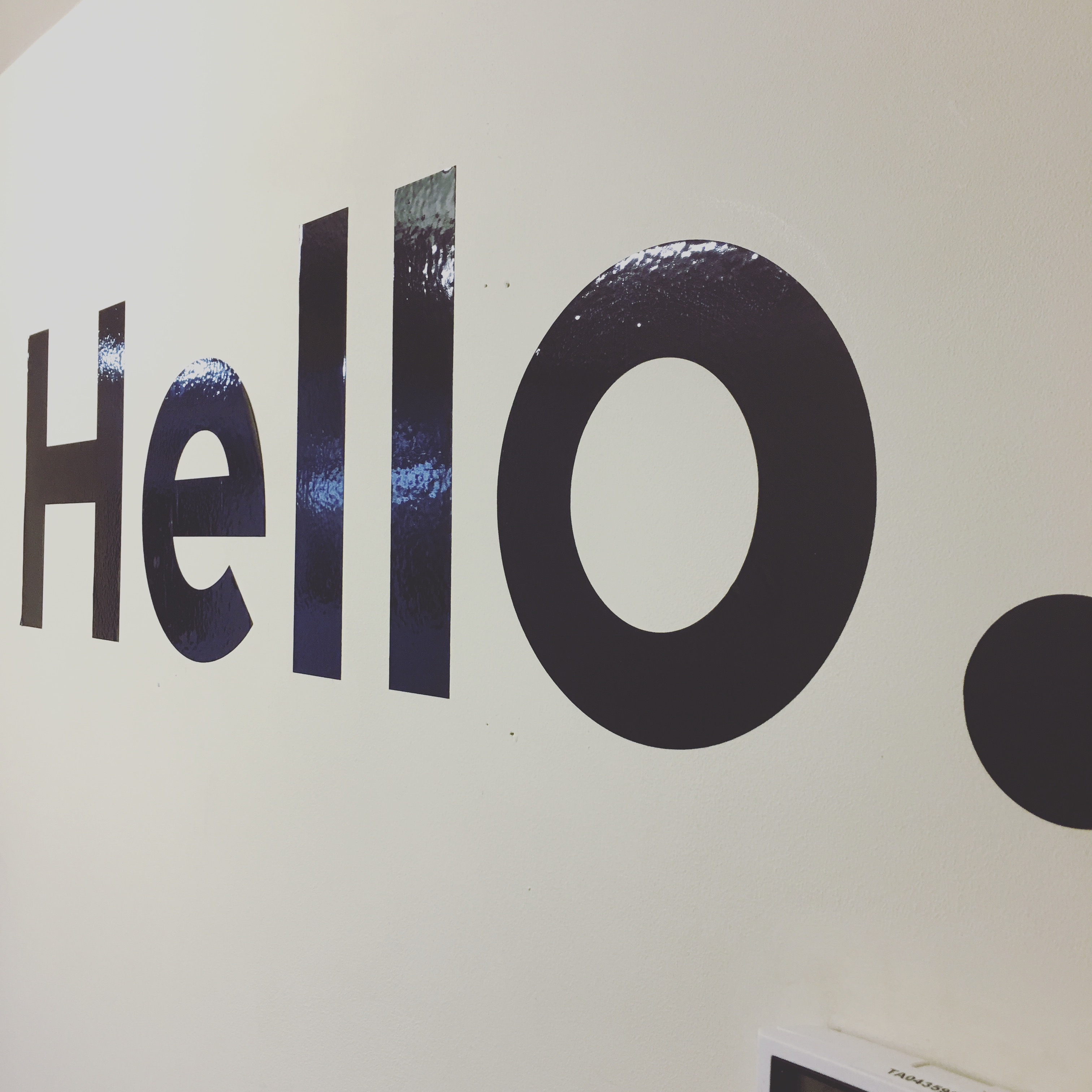 hello sign