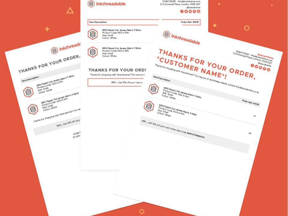 We've overhauled branded packing slips!