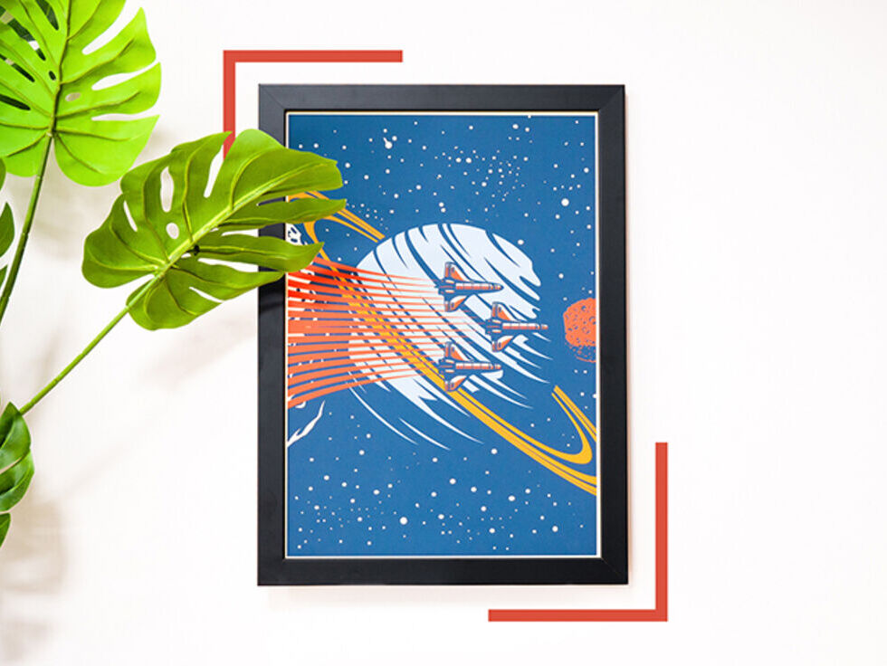 Fine art, printed-on-demand