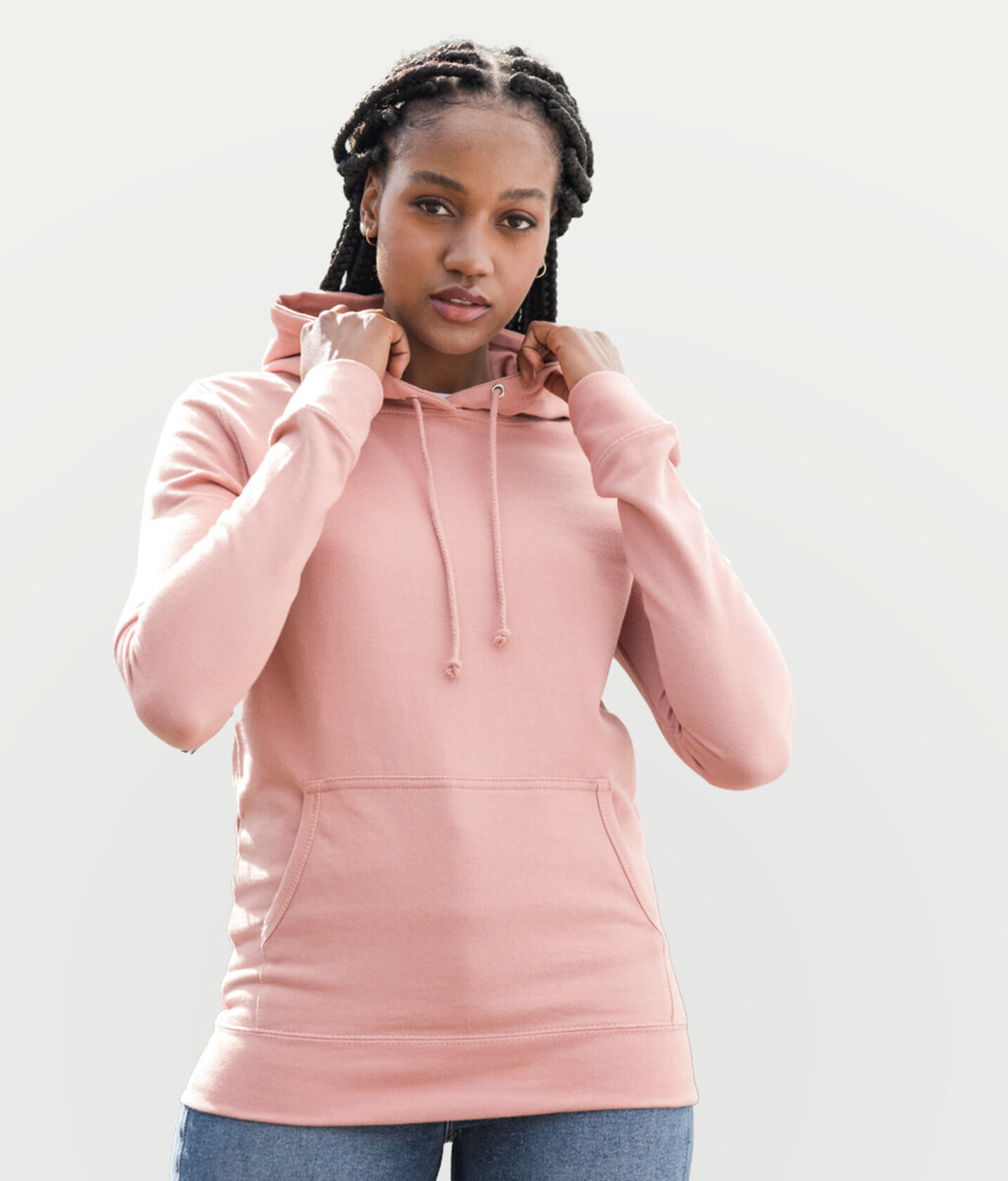 Download Awdis Girlie College Hoodie Yellowimages Mockups