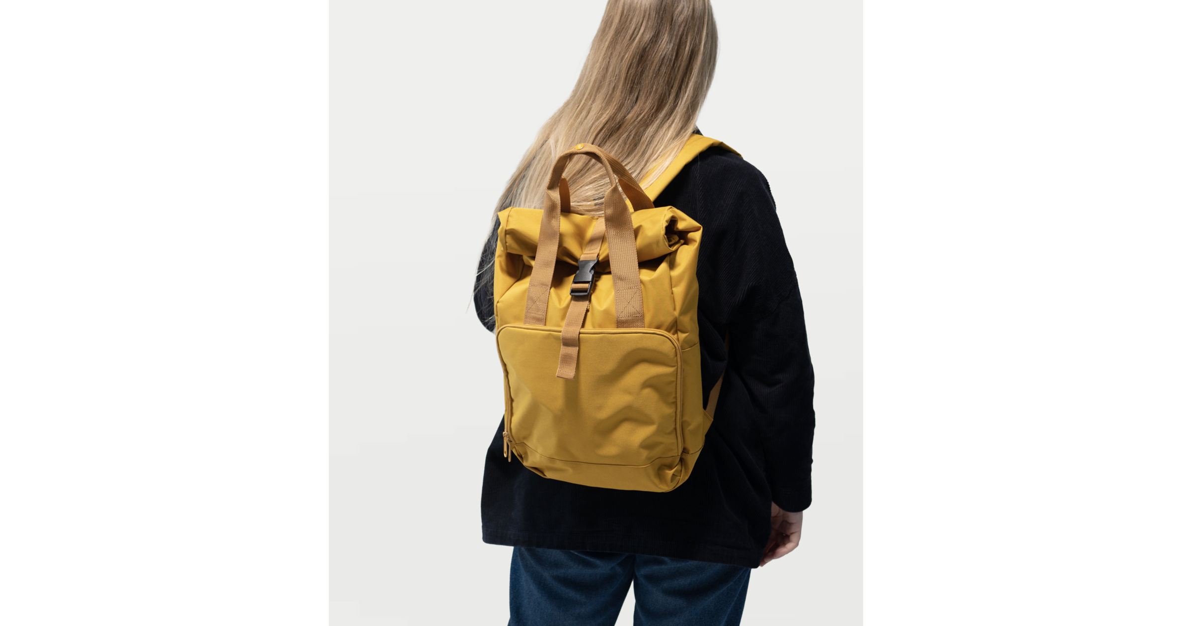 backpack with handles on top